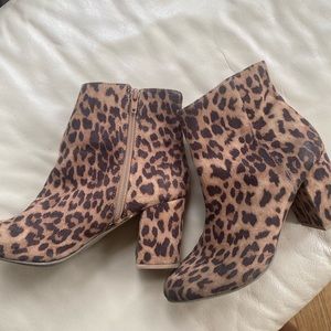 Cheetah booties